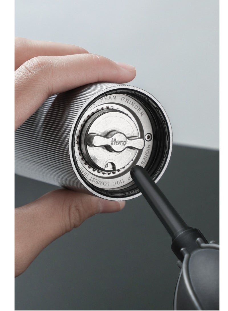 زيروهيرو منفاخ هواء القهوة ZeroHero - منظف جزيئات القهوة - منفاخ هواء للتنظيف لمطحنة القهوة - مادة السيليكون - اللون الأسود - Image 4