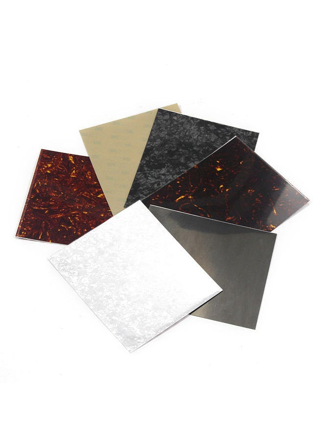 Blank Pickguard Sheet Material Scratch Plate for Acoustic Guitars DIY Custom Celluloid Dark Brown Tortoise Shell 1PCS