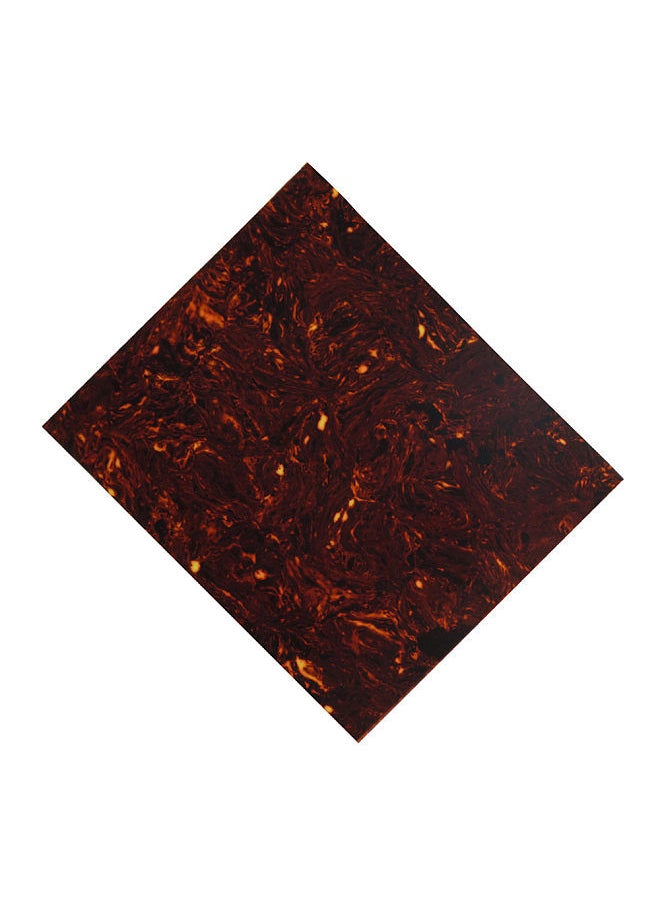 Blank Pickguard Sheet Material Scratch Plate for Acoustic Guitars DIY Custom Celluloid Dark Brown Tortoise Shell 1PCS