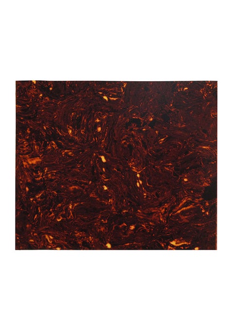 Blank Pickguard Sheet Material Scratch Plate for Acoustic Guitars DIY Custom Celluloid Dark Brown Tortoise Shell 1PCS