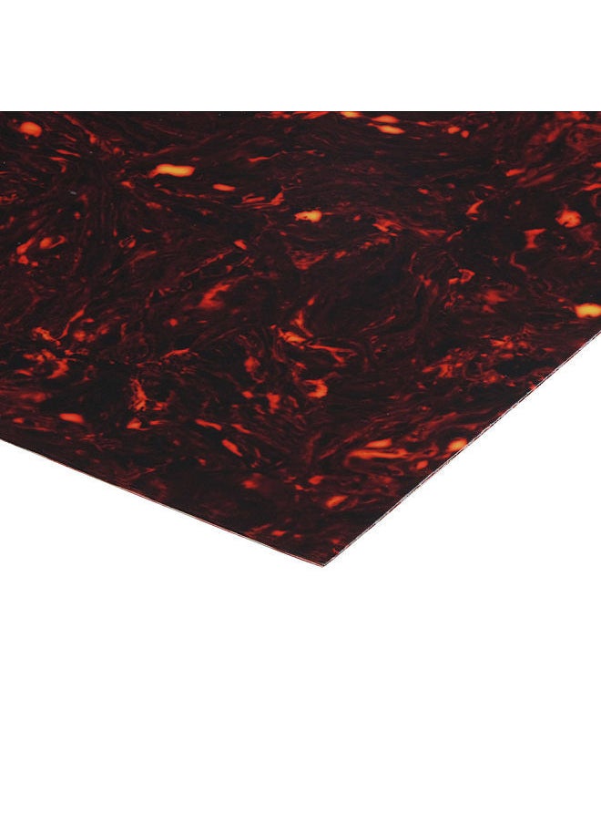 Blank Pickguard Sheet Material Scratch Plate for Acoustic Guitars DIY Custom Celluloid Dark Brown Tortoise Shell 1PCS