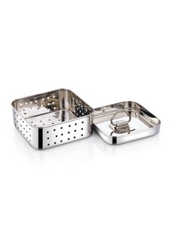 LIGHTNIING HAMMERZ LIGHTNIING HAMMERZ Stainless Steel Square Shape Indian PaneerTofu Press Mould Maker 3 Different Sizes 500ml  - Image 4