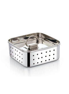 LIGHTNIING HAMMERZ LIGHTNIING HAMMERZ Stainless Steel Square Shape Indian PaneerTofu Press Mould Maker 3 Different Sizes 500ml  - Image 1