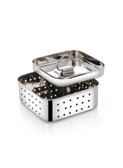 LIGHTNIING HAMMERZ LIGHTNIING HAMMERZ Stainless Steel Square Shape Indian PaneerTofu Press Mould Maker 3 Different Sizes 500ml  - Image 3