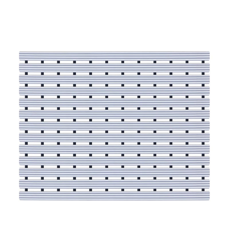 Obsessions حصيرة دش غير قابلة للانزلاق باللون الرمادي الفاتح من PVC للحمامات، 04x61 سم السلامة والأناقة - Image 2