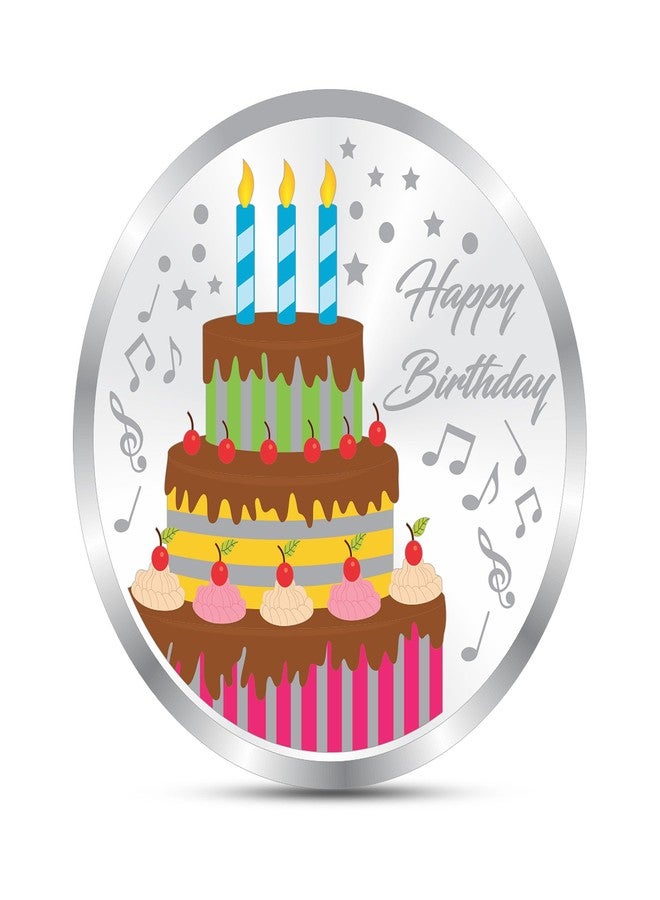 Acpl Precious Moments Happy Birthday Silver Coin 5 Gram |10 Grams | 20 Gram | 50 Gram BIS Hallmarked 999 Purity with Gift Box - Image 1