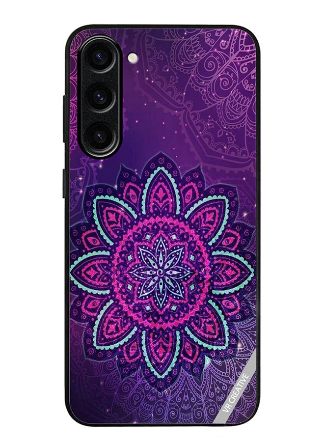 VR CREATIVE Protective Case Cover For Samsung Galaxy S23 Mandala Design Multicolour - Image 1