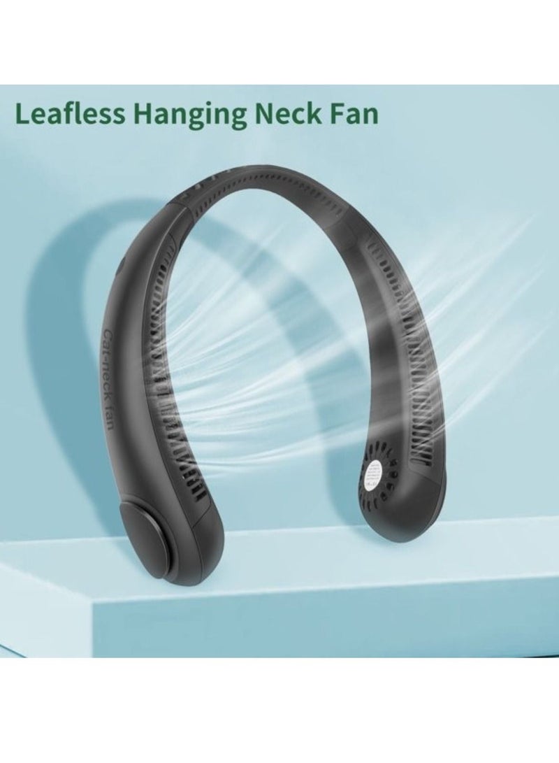 Neck Cooling Bladeless Fan Portable Hands Free for Outdoor Climbing Sport - Image 1