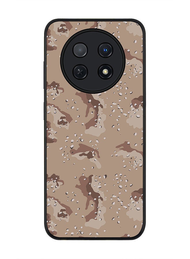 Stylizedd Rugged Black edge case for Huawei Nova Y91 4G  Huawei Enjoy 60X, Slim fit Soft Case Flexible Rubber Edges Anti Drop TPU Gel Thin Cover -  Desert Storm Camo - Image 1