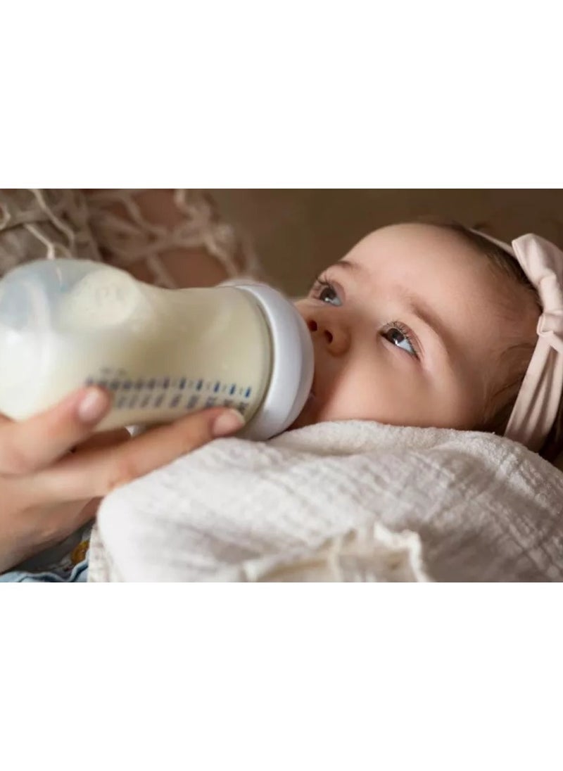 FISH Fish Baby Little Rotatable - Handle Feeding Bottle Bpa Free Orang -240 Ml  - Image 4