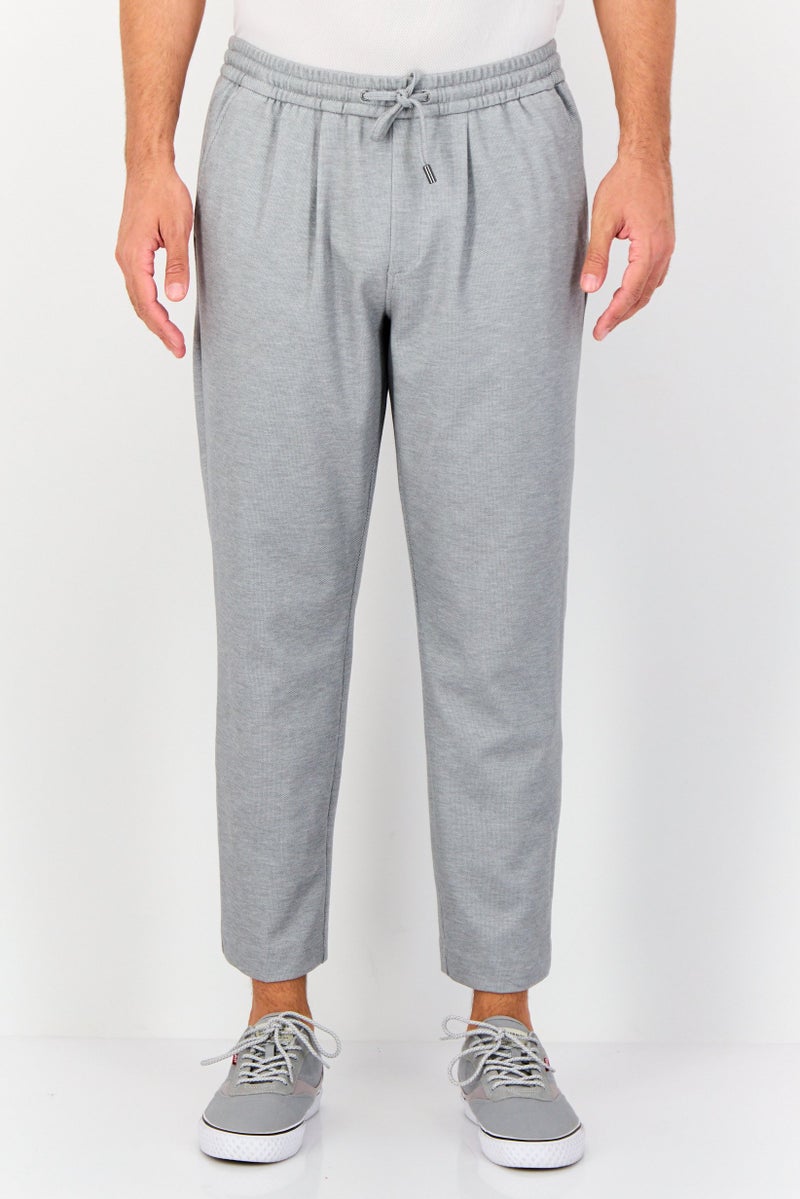 Celio سروال رجالي بقصة عادية مستقيمة، رمادي - Image 1