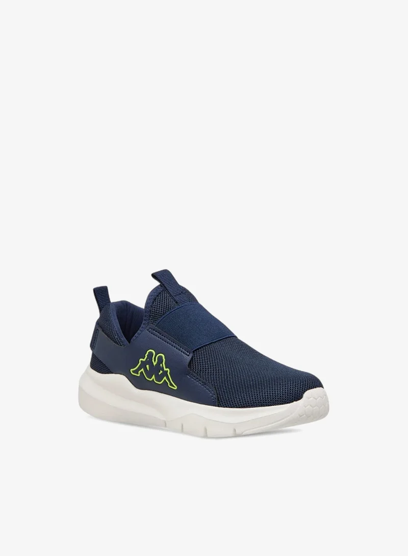 Kappa Boys' Logo Detail Slip-On Sports Shoes with Pull Tab