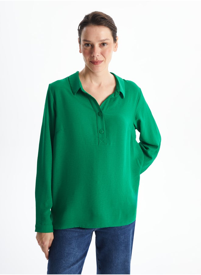 LC WAIKIKI Shirt Collar Women's Blouse  - Image 1