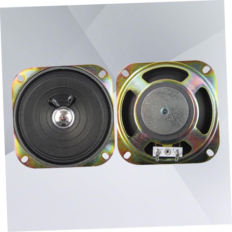2Pc Full Range Square Loudspeaker with Metal Basket for Electronic Organ Keyboard Audio System - Image 3