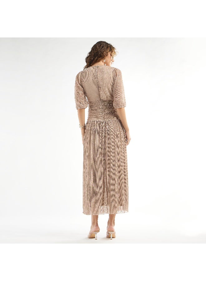 Splash FAV Textured Midi Dress  - Image 2