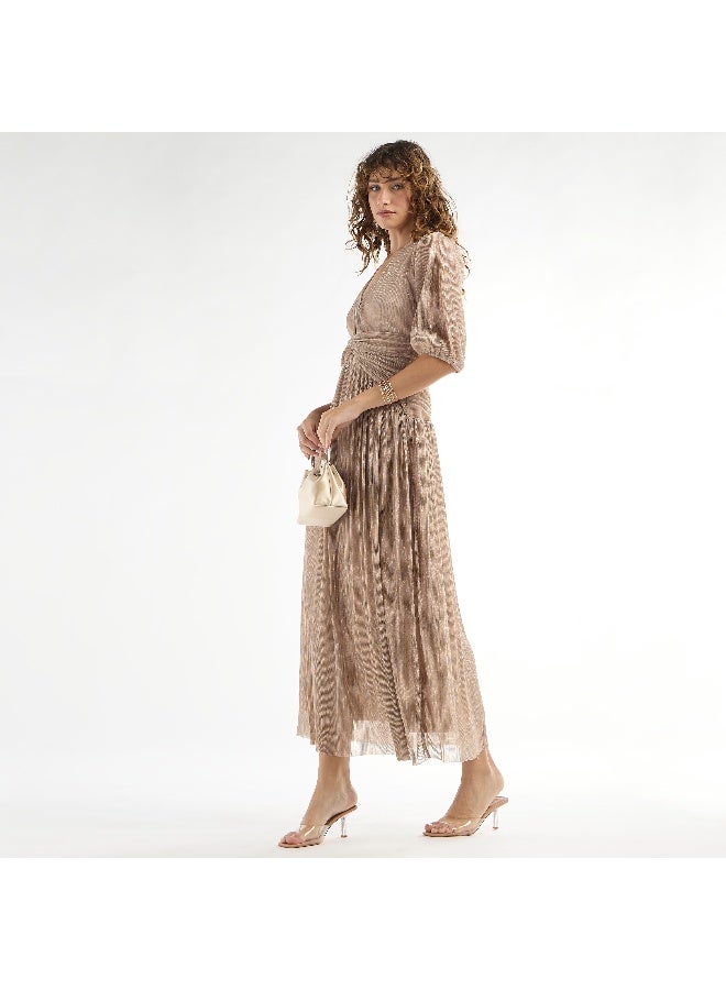 Splash FAV Textured Midi Dress  - Image 4