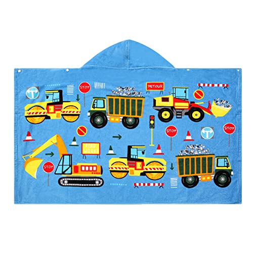 Bavilk Kids Bath Towels, Kids Towel Girls Boys Hooded Beach,Bathroom,Pool Swim Towels 30 × 50 INCH Large Size Ultra Absorbent Cute Cartoon Animal Full Vitality 100% Cotton Wearable Wrap for Child - Image 2