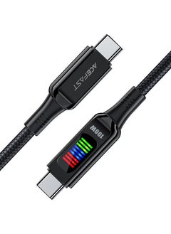 ACEFAST Charging Data Cable C7-03 USB-C to USB-C 100W BLACK  - Image 1