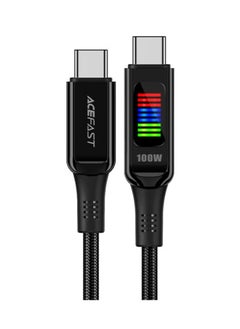 ACEFAST Charging Data Cable C7-03 USB-C to USB-C 100W BLACK  - Image 2