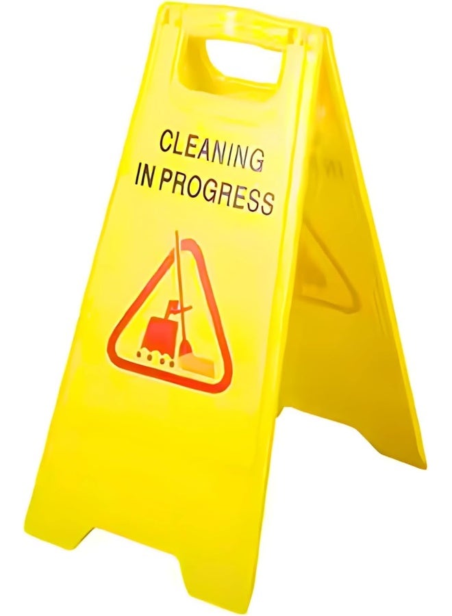 AKC علامة تنظيف قيد التنفيذ - علامة تحذير قابلة للطي متينة للسطوح الرطبة، للاستخدام في التنظيف التجاري - Image 2