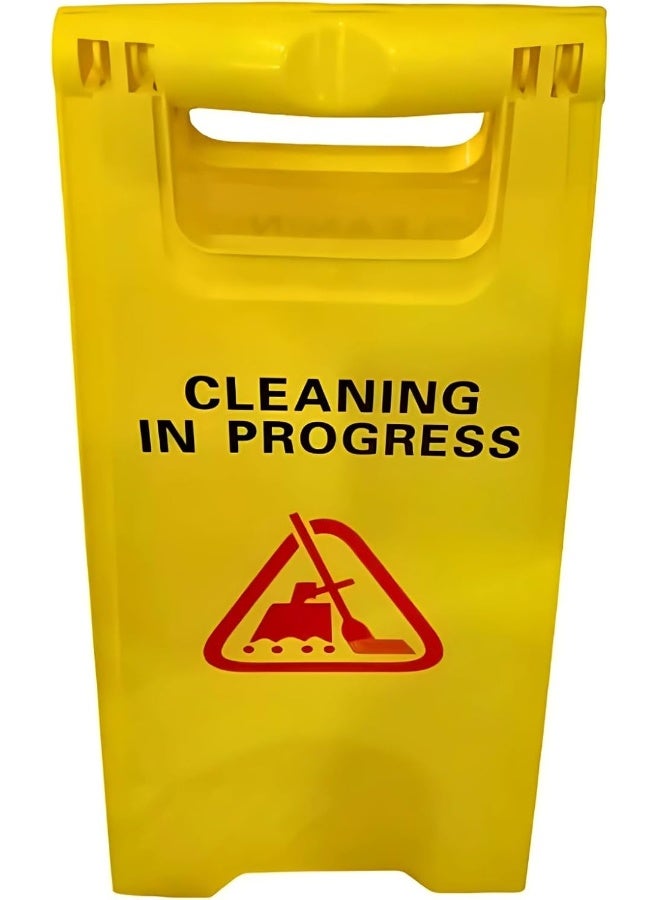 AKC علامة تنظيف قيد التنفيذ - علامة تحذير قابلة للطي متينة للسطوح الرطبة، للاستخدام في التنظيف التجاري - Image 4
