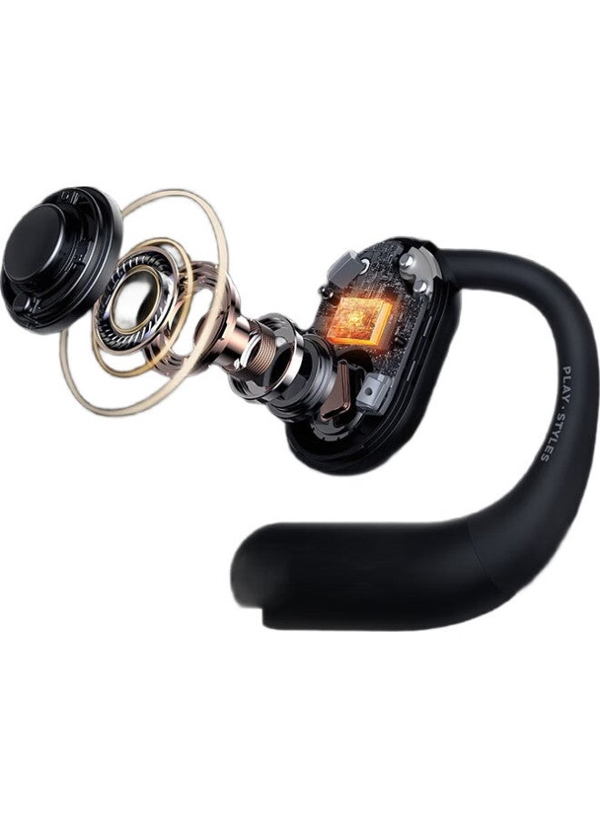 Hakii Cpods, Non-In Open-Ear Bluetooth Wireless Earphones, Ear-Hook Air Conduction Sports Running Cycling Bone, Compatible With Huawei, Vivo, And Apple Phones - Image 2