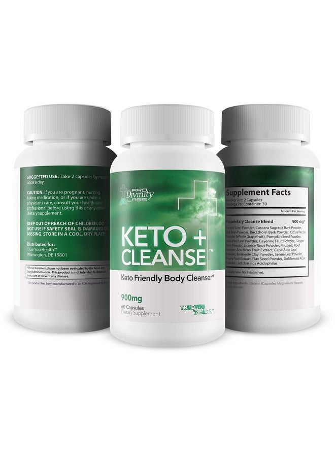 Generic Pro Divinity Labs KETO + CLEANSE - Premium Keto Friendly Body Cleanser with Plant Based Ingredients to Promote Whole Body Health - Support Reduced Bloating & Gut Health with Additional Probiotics  - Image 4