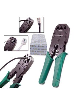 SHB SHB 3 in 1 Modular Crimping Tool RJ45 RJ11 CAT5eCAT6 LAN Cutter with Cable Cutter Multicolour  - Image 2