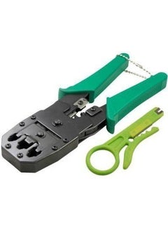 SHB SHB 3 in 1 Modular Crimping Tool RJ45 RJ11 CAT5eCAT6 LAN Cutter with Cable Cutter Multicolour  - Image 4