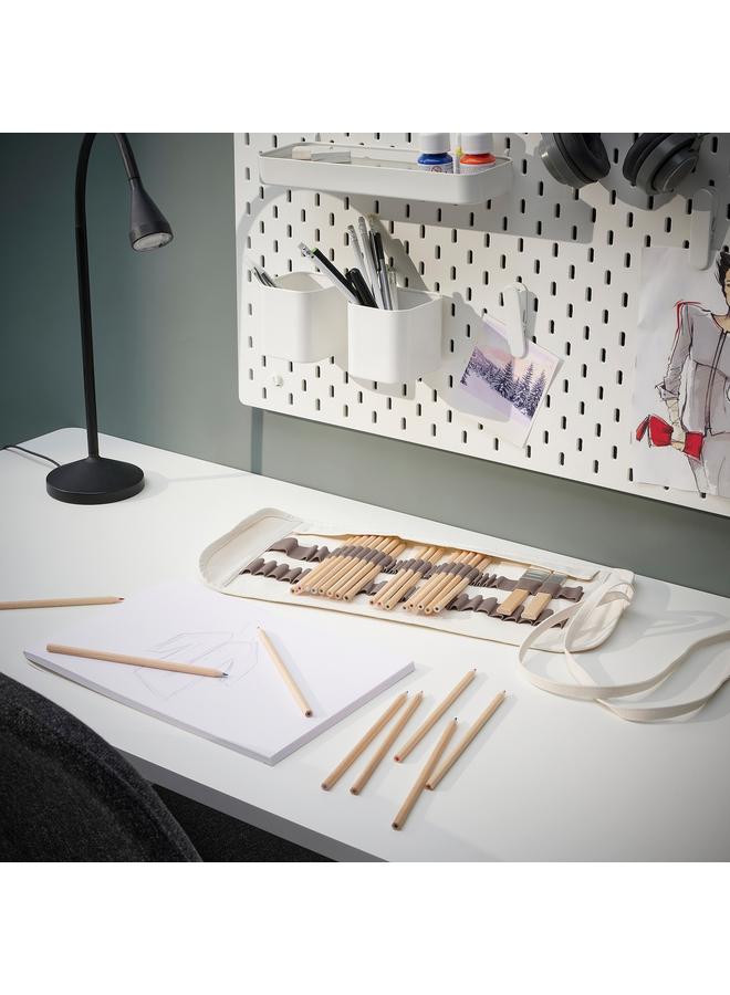 إيروريكس حافظة أقلام قابلة للطي، لون بيج - Image 5