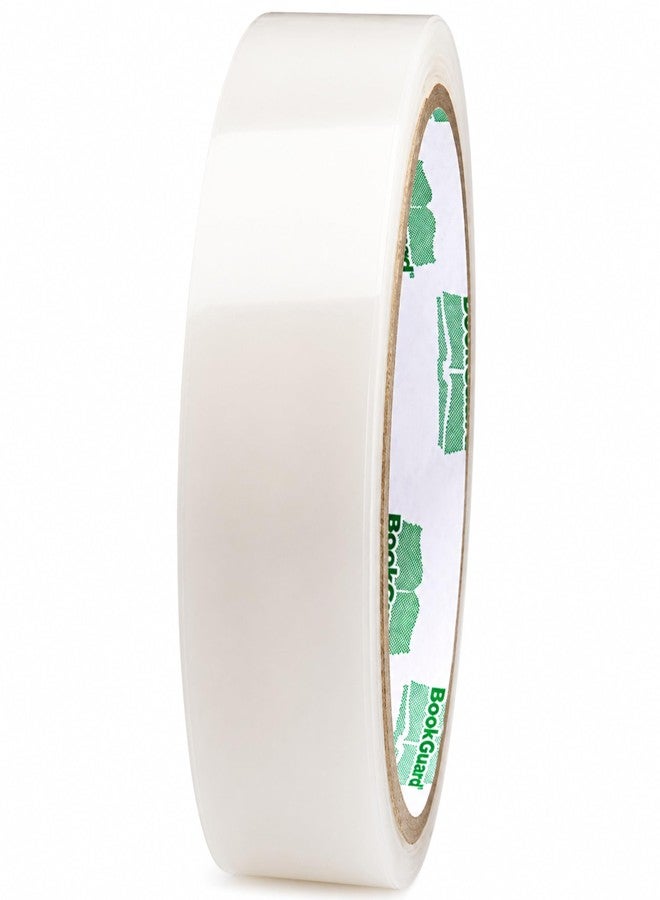 BookGuard Book Tape, Clear Book Repair Tape, 1.5 in x 15 yd, Transparent Book Binding Tape for Spines, Covers, Hinges, Pages, Library and School Book Repair Supplies, Acid Free Archival Safe Poly Tape - Image 1