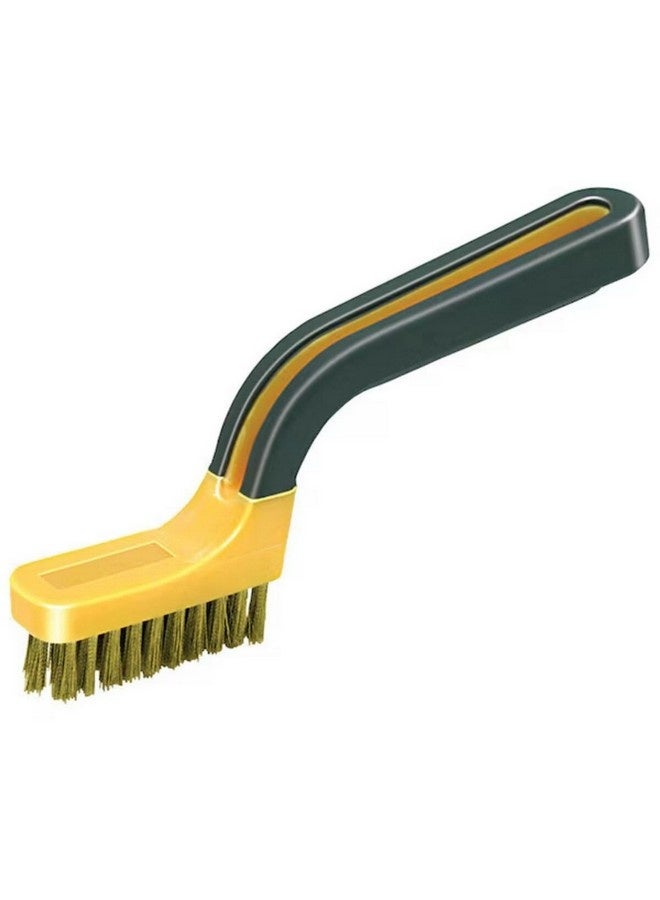 Allway Soft Grip Narrow Brass Stripper Brush Black and Yellow 3/4 x 7 Inch BB1