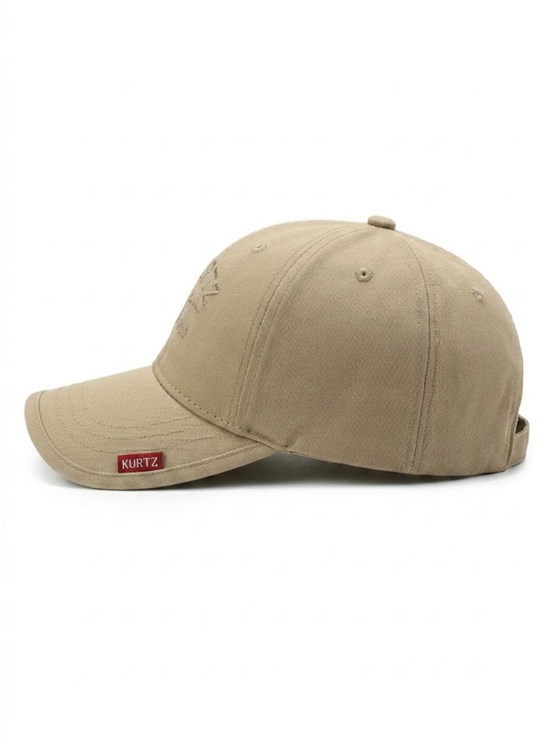 HASTE Outdoor Sport Cap - Curved Brim Adjustable - Khaki - Image 2