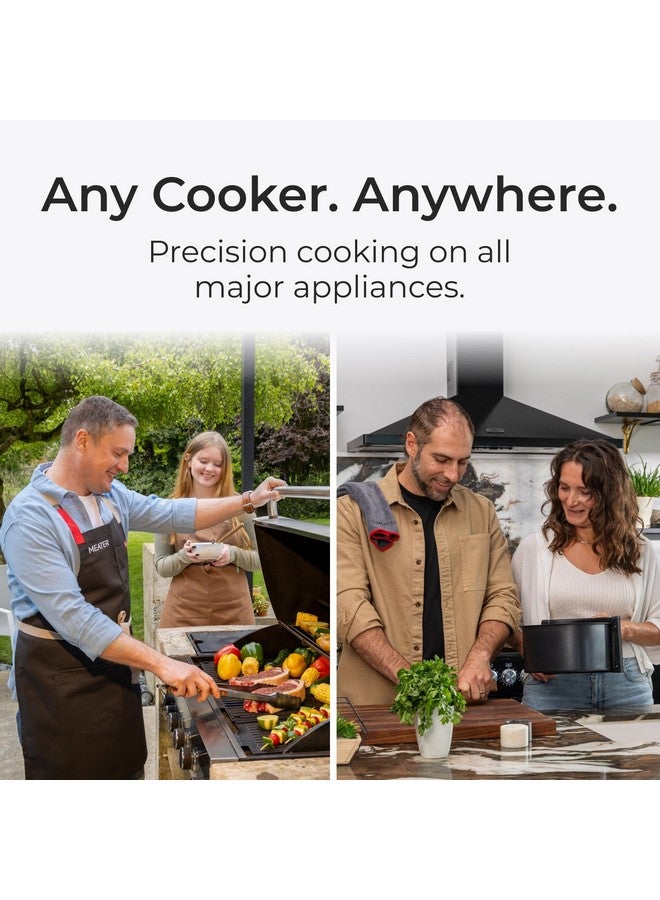 MEATER MEATER Plus | Smart Wireless Meat Thermometer for BBQ, Grill, Oven, Smoker | Bluetooth & App-Enabled | Perfect for Steak, Chicken, Turkey, and More | Dishwasher Safe 