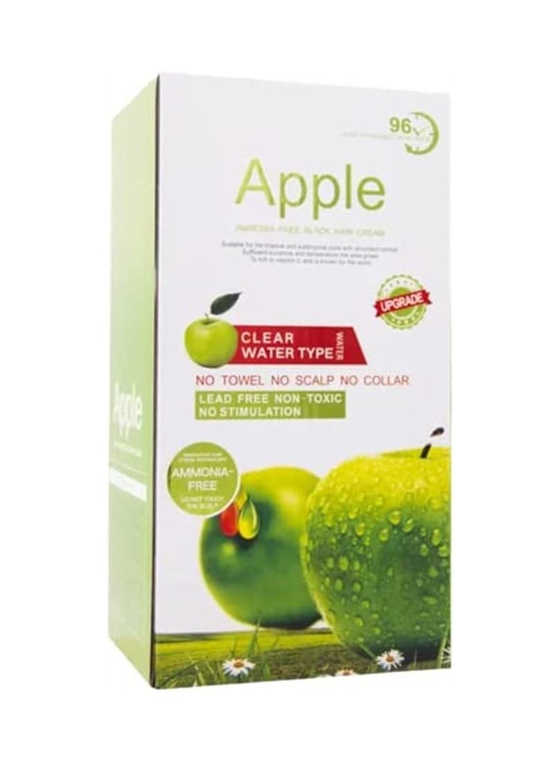 Apple Ammonia Free Black DYE Hair Cream 