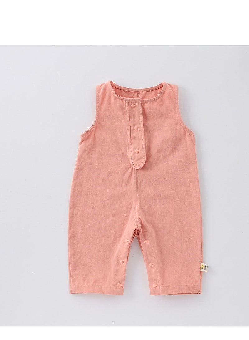 Children's Casual Candy Colored Top+Wide Shoulder Overalls - Image 3