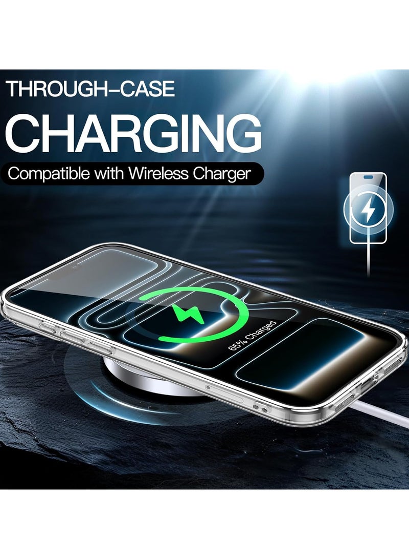 Clear Protective Case Compatible with iPhone 17 Pro Max 6.9-Inch, Slim Crystal Transparent Hard PC Shell Back Cover, Shockproof Design, Anti-Fingerprint - Image 3