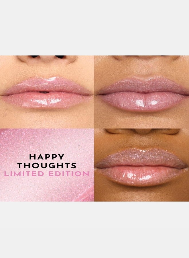 Lawless Women's x LoveShackFancy Forget The Filler Lip Plumping Gloss, Happy Thoughts, Pink, 0.11 Ounce - Image 4