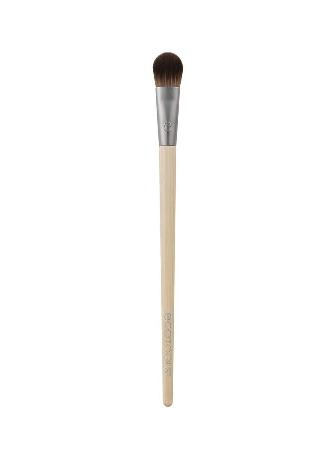 EcoTools Precision Concealer Makeup Brush, For Concealing Under Eyes & Imperfections, Sculpt Skin, Works With Liquid & Cream Makeup, Synthetic Bristles, Cruelty-Free & Vegan, 1 Count - Image 2