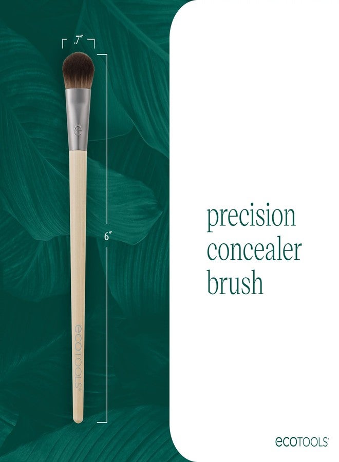 EcoTools Precision Concealer Makeup Brush, For Concealing Under Eyes & Imperfections, Sculpt Skin, Works With Liquid & Cream Makeup, Synthetic Bristles, Cruelty-Free & Vegan, 1 Count - Image 5