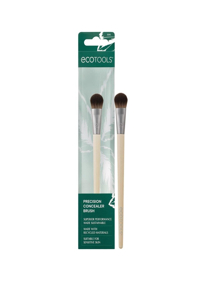 EcoTools Precision Concealer Makeup Brush, For Concealing Under Eyes & Imperfections, Sculpt Skin, Works With Liquid & Cream Makeup, Synthetic Bristles, Cruelty-Free & Vegan, 1 Count - Image 1