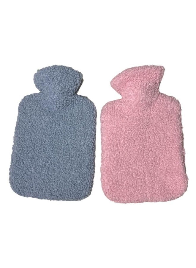 TGOPIT قربة ماء ساخن من TGOPIT، قربة ماء ساخن بغطاء، قربة ماء ساخن صغيرة 2 في 1 للكمادات الباردة والساخنة، قربة ماء ساخن صغيرة قابلة للارتداء، هدية رائعة للنساء (1 لتر) (أخضر - خروف) - Image 5