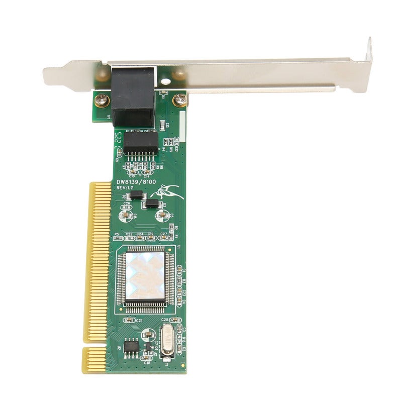 PCIe Ethernet Card 1 RJ45 Interface RTL8139D Chipset - Auto Negotiate 10/100M Gaming Network Card with BOOTROM Slot for Diskless Workstations Windows Linux - Image 3