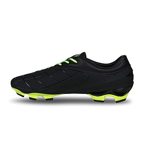 Nivia Dominator 2.0 Football Shoes for Men/Sports and Athletic Footwear with Upper Synthetic (Black) UK- 2 - Image 1
