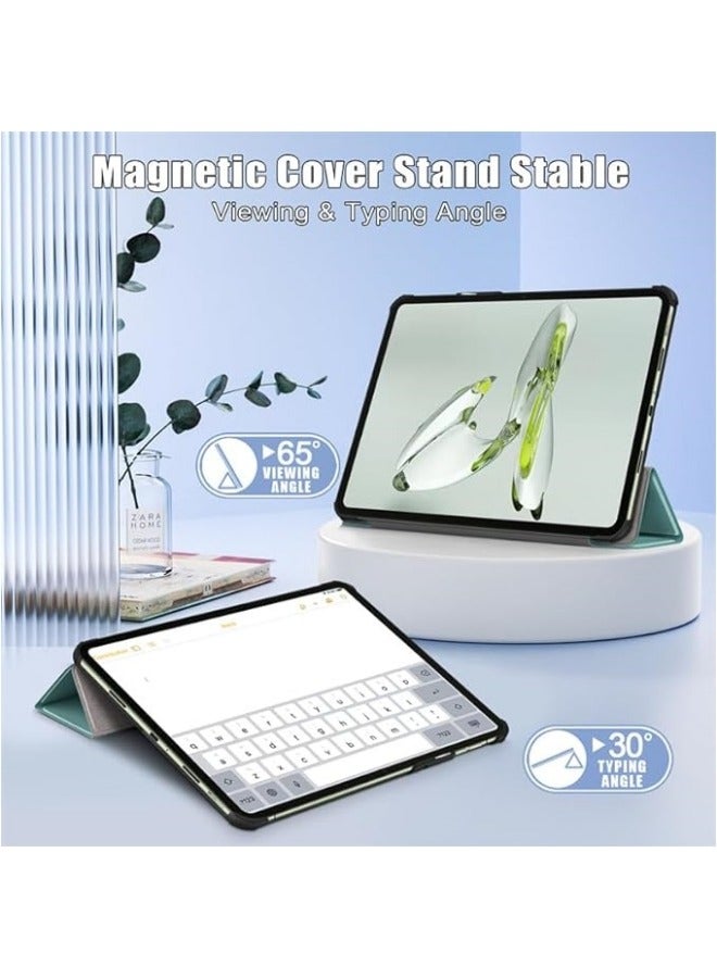 Case Compatible with OnePlus Pad Go 11.35 inch Tri-Fold Smart Tablet Case,Hard PC Back Shell Slim Multi- Viewing Angles Stand Folio Cover - Image 2