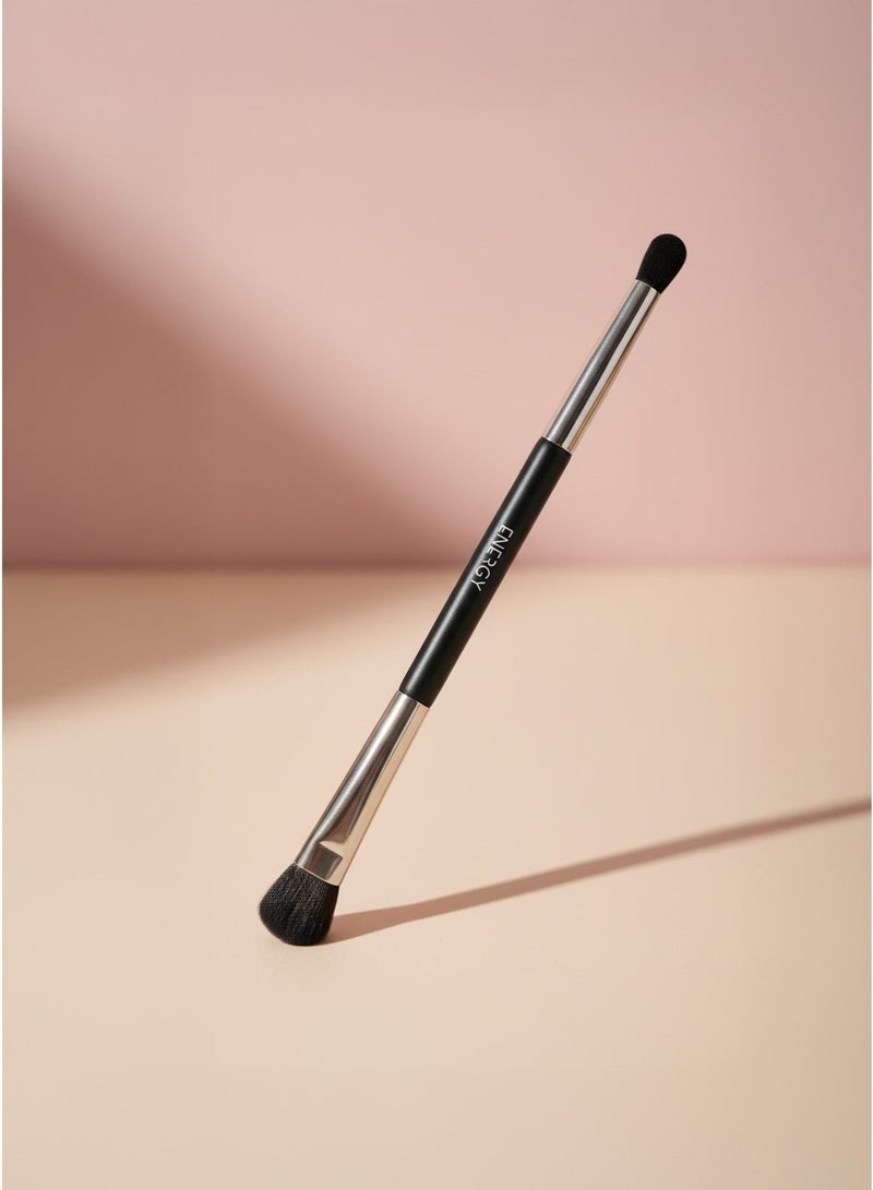 ENERGY Dual-Ended Eyeshadow Brush – Soft Synthetic Bristles for Precision Application & Blending - Image 1