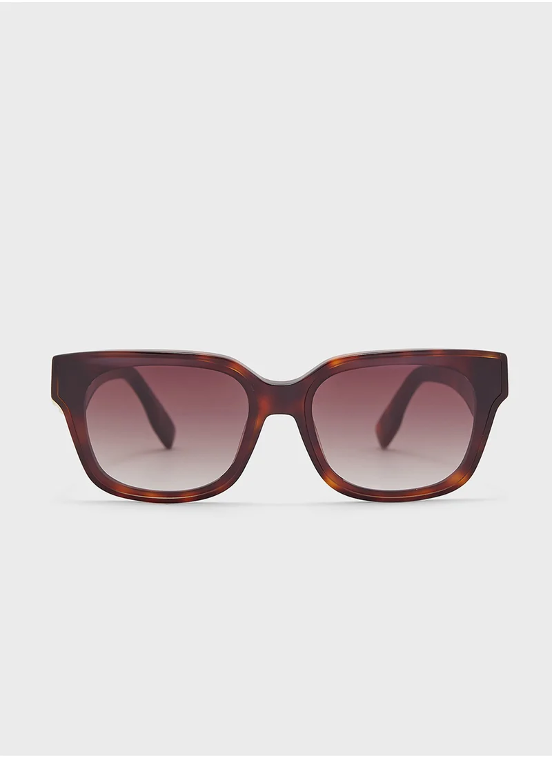 كارل لاغرفيلد Modified Rectangle Sunglasses