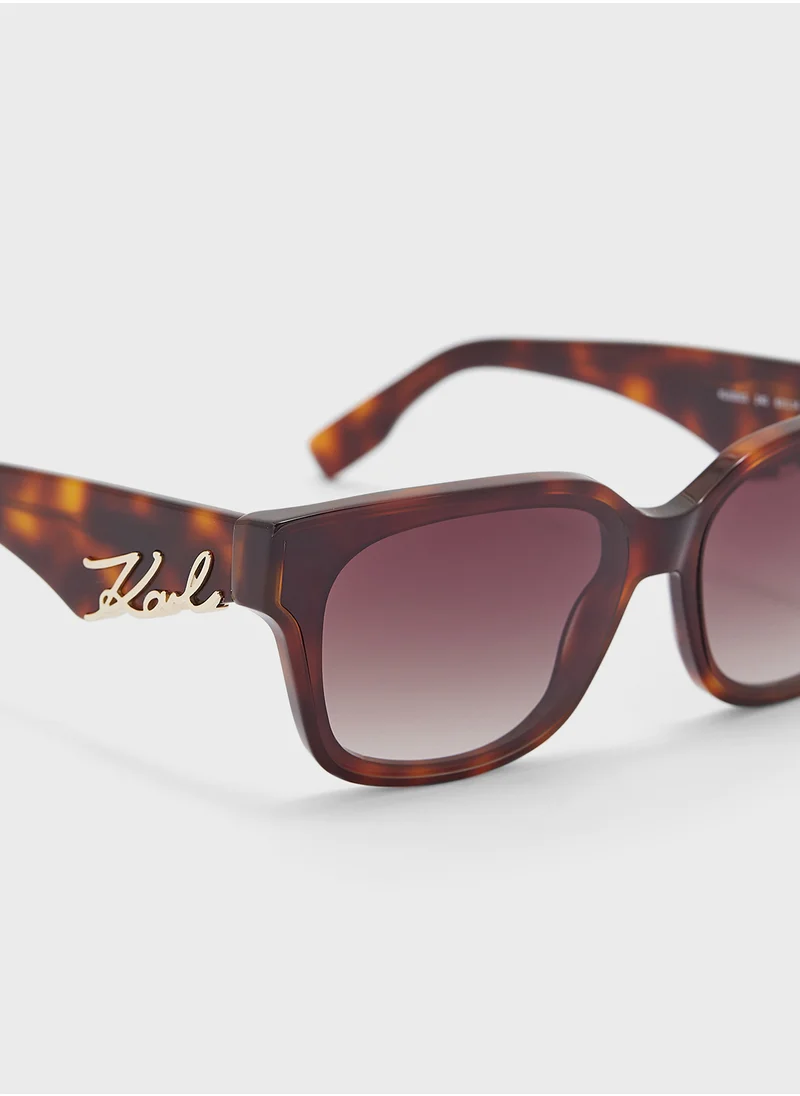 Karl Lagerfeld Modified Rectangle Sunglasses