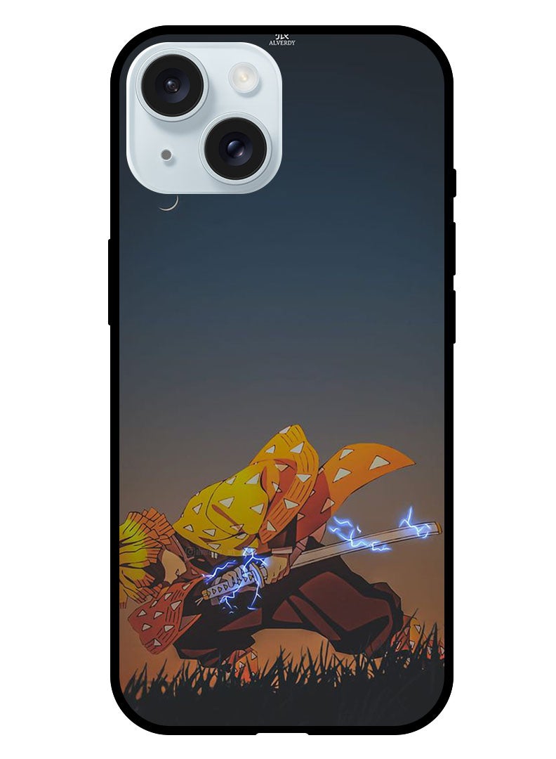 Theodor غطاء واقي مضاد للخدش مقاوم للصدمات لحواف آيفون 15 أنمي 3 - Image 1