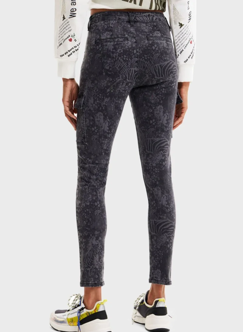 DESIGUAL High Waist Skinny Jeans